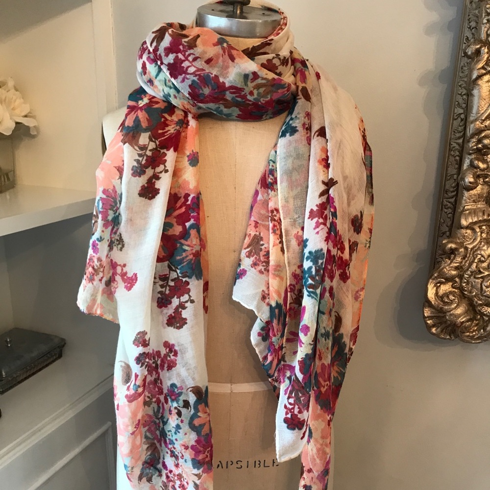 Floral scarves